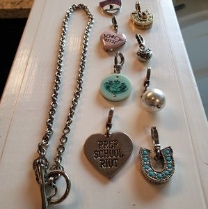 Juicy Couture Charm Choker, Bracelet & Charms